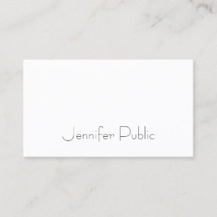 Elegant Simple Template Modern Professional Chic Business Card