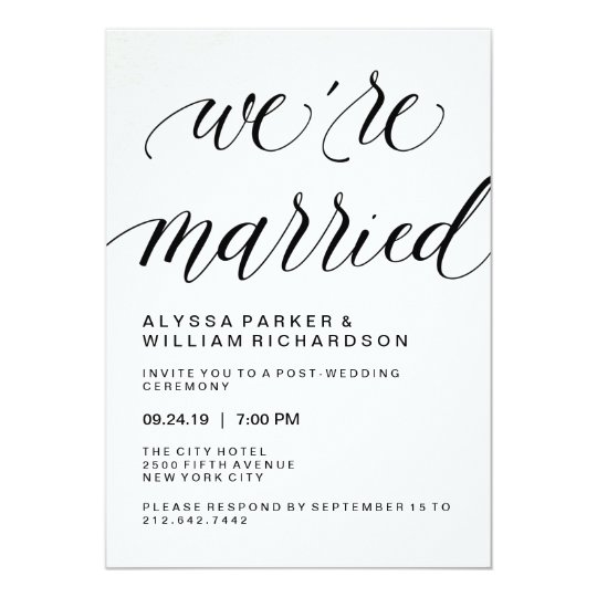 wedding ceremony invitation