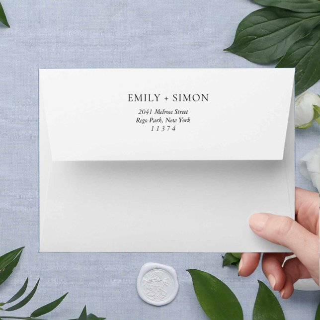 Elegant Simple Watercolor Wedding Envelope (Creator Uploaded)
