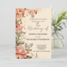 Elegant Simple Wedding Invitations Reception