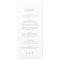 Elegant Simple White Monogram Wedding