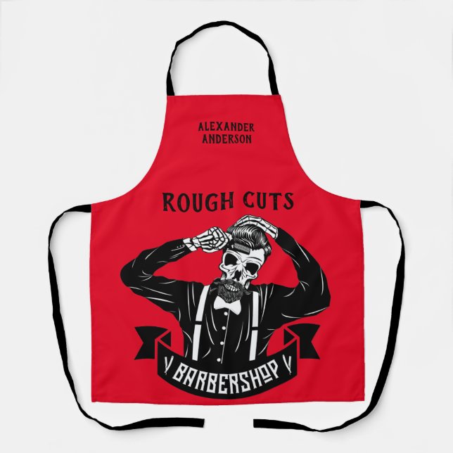 Elegant Skeleton Personalise Apron (Front)