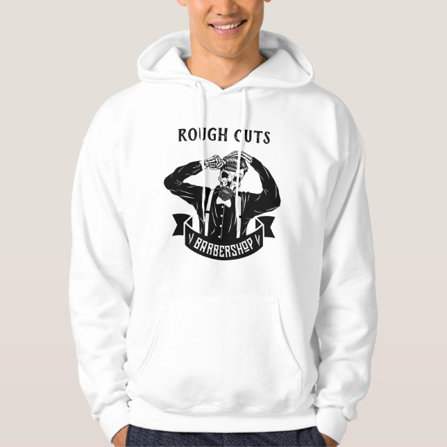 Elegant Skeleton Personalise  Hoodie (Front)