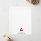Elegant Ski Lift Skier Personal Stationery 