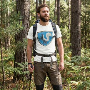 Elegant Skunk Emblem Wildlife Inspired Crest  T-Shirt