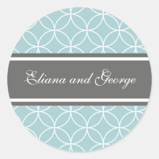 Elegant Slate and Blue stickers