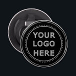 Elegant & Sleek Black QR Code Bottle Opener<br><div class="desc">This design is accessible to all. Feel free to customise the logo,  images,  tStylish Black QR Code Design | Elegant Brandext,  and colours according to your preferences. Thank you very much.</div>