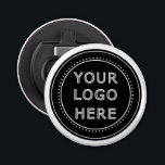 Elegant & Sleek Black QR Code Bottle Opener<br><div class="desc">This design is accessible to all. Feel free to customise the logo,  images,  tStylish Black QR Code Design | Elegant Brandext,  and colours according to your preferences. Thank you very much.</div>