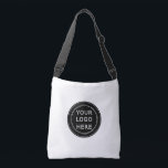 Elegant & Sleek Black QR Code Crossbody Bag<br><div class="desc">This design is accessible to all. Feel free to customise the logo,  images,  tStylish Black QR Code Design | Elegant Brandext,  and colours according to your preferences. Thank you very much.</div>