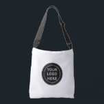 Elegant & Sleek Black QR Code Crossbody Bag<br><div class="desc">This design is accessible to all. Feel free to customise the logo,  images,  tStylish Black QR Code Design | Elegant Brandext,  and colours according to your preferences. Thank you very much.</div>