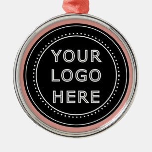 Elegant & Sleek Black QR Code Metal Tree Decoration