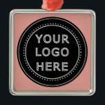 Elegant & Sleek Black QR Code Metal Tree Decoration<br><div class="desc">This design is accessible to all. Feel free to customise the logo,  images,  tStylish Black QR Code Design | Elegant Brandext,  and colours according to your preferences. Thank you very much.</div>