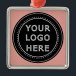 Elegant & Sleek Black QR Code Metal Tree Decoration<br><div class="desc">This design is accessible to all. Feel free to customise the logo,  images,  tStylish Black QR Code Design | Elegant Brandext,  and colours according to your preferences. Thank you very much.</div>