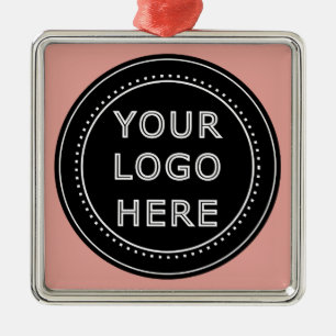 Elegant & Sleek Black QR Code Metal Tree Decoration