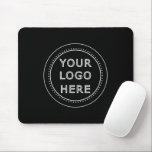 Elegant & Sleek Black QR Code Mouse Mat<br><div class="desc">This design is accessible to all. Feel free to customise the logo,  images,  tStylish Black QR Code Design | Elegant Brandext,  and colours according to your preferences. Thank you very much.</div>