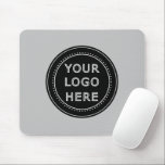 Elegant & Sleek Black QR Code Mouse Mat<br><div class="desc">This design is accessible to all. Feel free to customise the logo,  images,  tStylish Black QR Code Design | Elegant Brandext,  and colours according to your preferences. Thank you very much.</div>