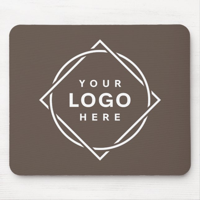Elegant & Sleek Black QR Code Mouse Mat (Front)