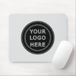 Elegant & Sleek Black QR Code Mouse Mat<br><div class="desc">This design is accessible to all. Feel free to customise the logo, images, tStylish Black QR Code Design | Elegant Brandext, and colours according to your preferences. Thank you very much.</div>