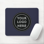 Elegant & Sleek Black QR Code Mouse Mat<br><div class="desc">This design is accessible to all. Feel free to customise the logo,  images,  tStylish Black QR Code Design | Elegant Brandext,  and colours according to your preferences. Thank you very much.</div>