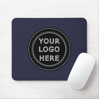 Elegant & Sleek Black QR Code Mouse Mat