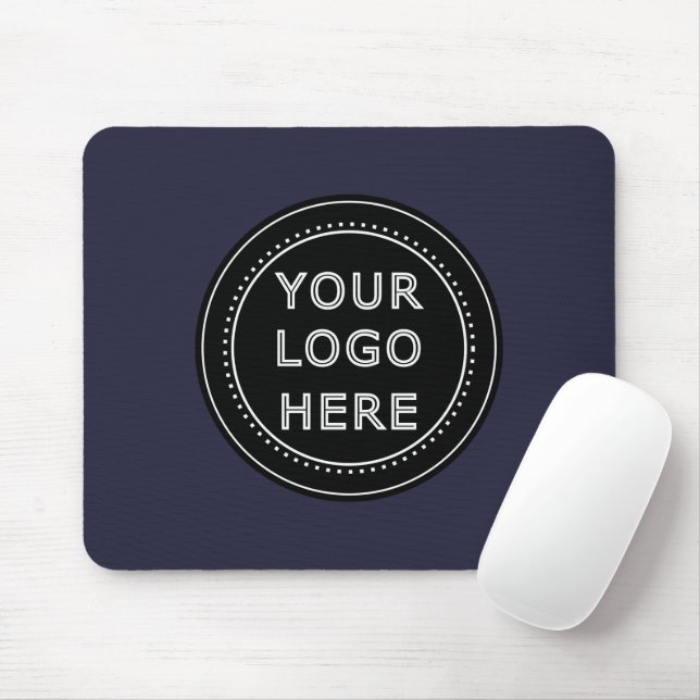 Elegant & Sleek Black QR Code Mouse Mat (With Mouse)