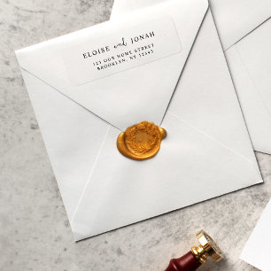 Elegant Sleek Stylish Modern Wedding Couple Simple