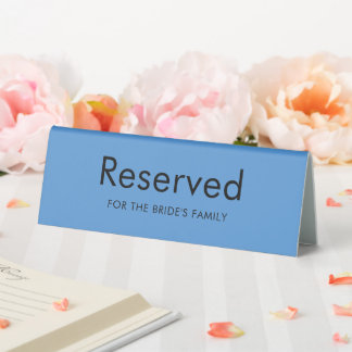 Elegant Small Business Table Tent Sign