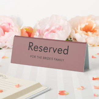 Elegant Small Business Table Tent Sign