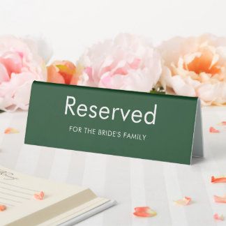 Elegant Small Business Table Tent Sign