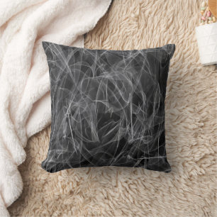 Elegant Smoke Swirls – Mystical Aesthetics Cushion