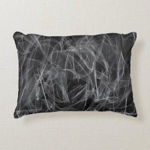 Elegant Smoke Swirls – Mystical Aesthetics Decorative Cushion