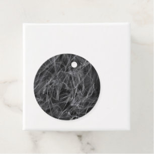 Elegant Smoke Swirls – Mystical Aesthetics Favour Tags