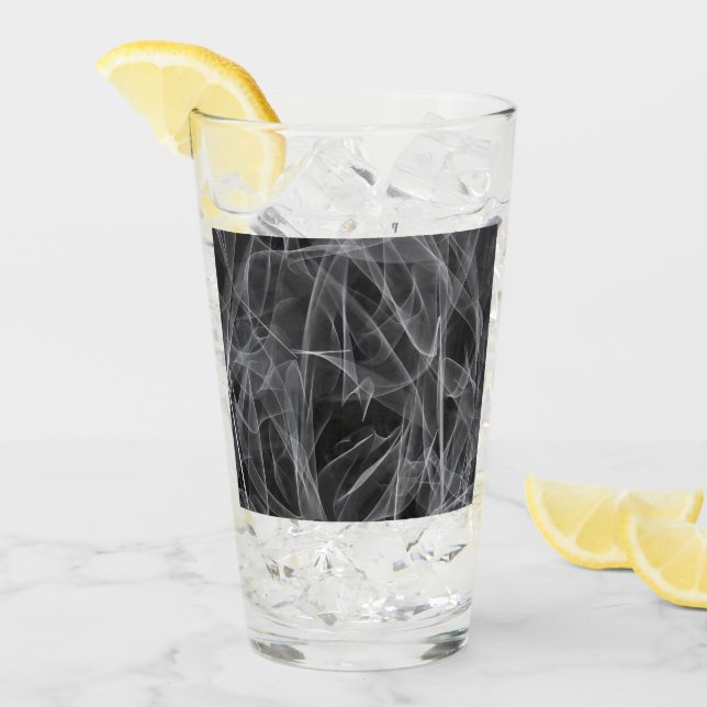 Elegant Smoke Swirls – Mystical Aesthetics Glass (Front Ice)