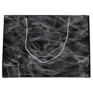 Elegant Smoke Swirls – Mystical Aesthetics Large Gift Bag