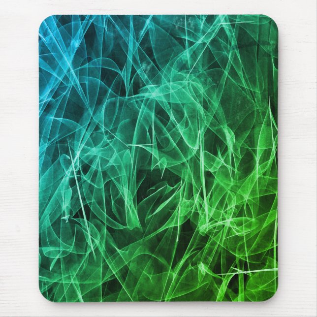 Elegant Smoke Swirls – Mystical Aesthetics  Mouse Mat (Front)
