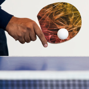 Elegant Smoke Swirls – Mystical Aesthetics Ping Pong Paddle