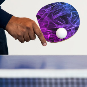 Elegant Smoke Swirls – Mystical Aesthetics Ping Pong Paddle
