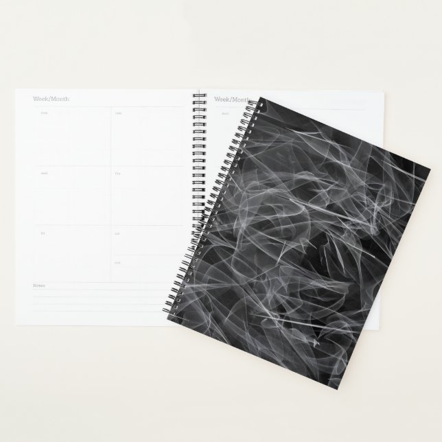 Elegant Smoke Swirls – Mystical Aesthetics Planner (Display)