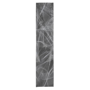 Elegant Smoke Swirls – Mystical Aesthetics Short Table Runner
