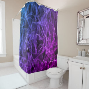 Elegant Smoke Swirls – Mystical Aesthetics Shower Curtain