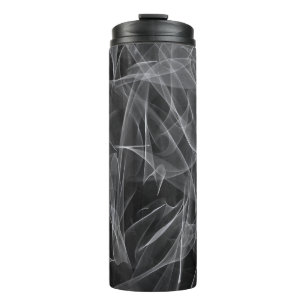 Elegant Smoke Swirls – Mystical Aesthetics Thermal Tumbler