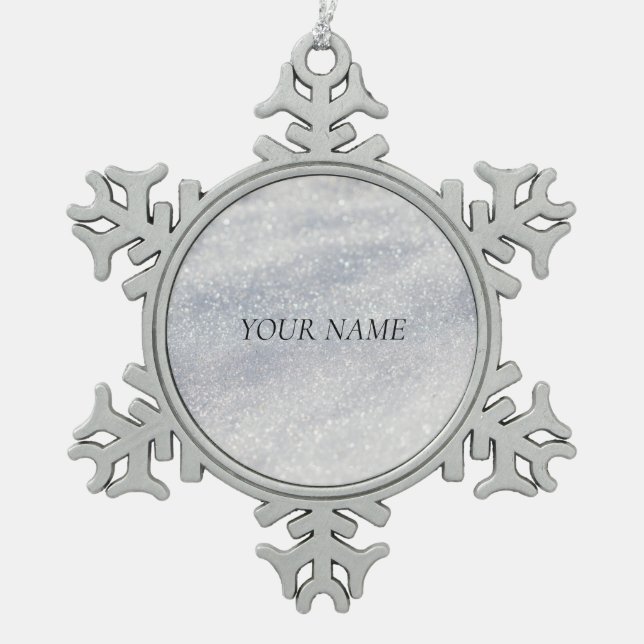 Elegant snow decoration (Front)