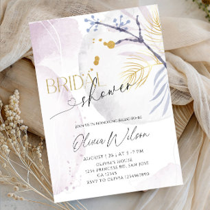 Elegant Snowflake Bride-to-Be Party Invitation