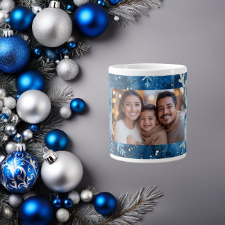 Elegant Snowflake Christmas Mug