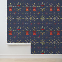 Elegant Snowflake Christmas Pattern