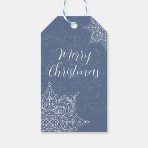Elegant Snowflake  Gift Tags