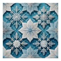 Elegant Snowflake Pattern for Winter Décor