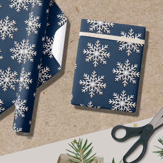 Elegant Snowflake Wrapping Paper (Creator Uploaded)