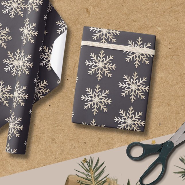 Elegant Snowflake Wrapping Paper (Creator Uploaded)