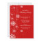 Elegant Snowflakes Holiday Party Invitation